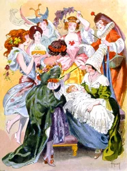 The sleeping beauty, c. 1910-1920