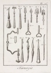 Trephination: trephination instruments