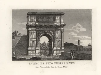 View of the Arch of Titus, Rome