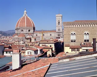 View of the Cathedral, Campanile and Orsanmichele
