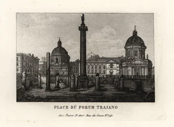 View of the Piazza of Trajan