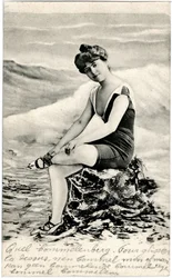 Woman in Swimsuits, c. early 1900s