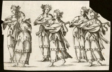 Women Playing Lutes