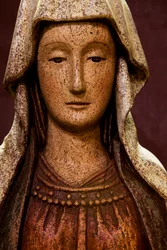 Wood statue of Saint Anne, Rennes, Ille et Vilaine, France