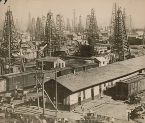 Oil Derricks at Burkburnett, Texas