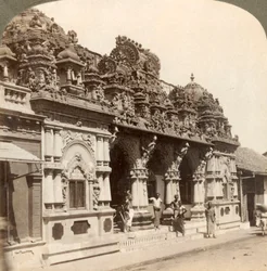 Exquisitely Carved Ornamentation of a Hindu Buddhist Temple, Colombo, Ceylon