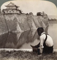 Feudal Castle of the Proud Shoguns, Osaka, Japan, 1904
