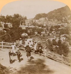 Simla, the beautiful Himalayan Mountain resort, India