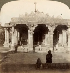 Superb Marble Temples at Dilwarra, on Abu, the Sacred Mountain of the Jains, India