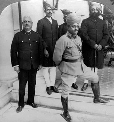 The Maharaja of Gwalior at home, Madhya Pradesh, India