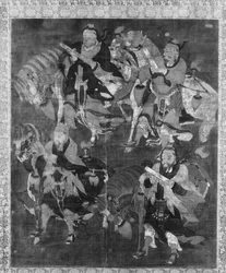 Four Deities with Horses