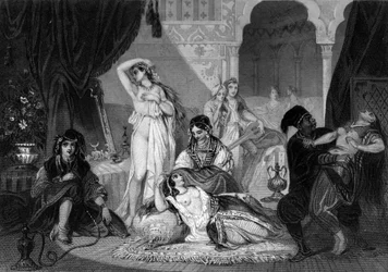 A Christian captive in Harem. In 