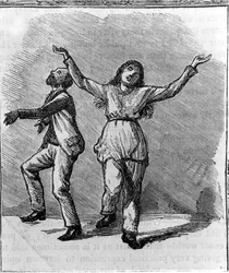 A couple of Shakers dancing