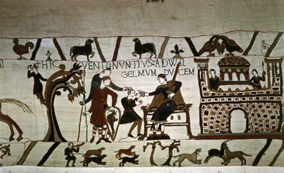 A Messenger to Duke Guillaume (1027 - 1087) - Bayeux Tapestry