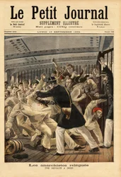 A revolt aboard the building Ville de Saint Nazaire, which embarked from the Ile d