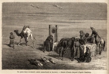 A well in the desert, between Samarkand and Karshi