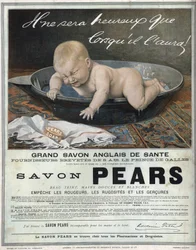 Advertising of 1889 for the English soap 