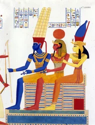 Amon - re, Ptah, Mut - in Monuments of Egypt and Upper Nubia by Ippolito Rosellini