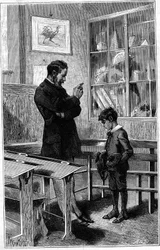 Andre Gaudry Reprimanded by His Teacher