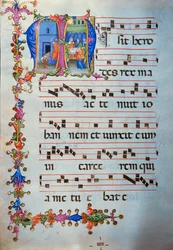 Antiphonary in Note 7, a Book Containing Chants for Mass