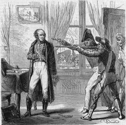 Assassination of Marshal Guillaume Brune in Avignon (Vaucluse), August 2