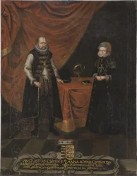 Portrait of Augustus (1526-1586), Elector of Saxony and Anne of Denmark (1532-1585), Electress of Saxony