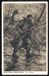 Belgian Postcard from WW1 Sold to Raise Funds for Invalided Belgian Soldiers