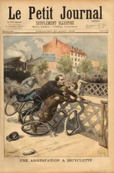 Bicycle arrest near Champigny