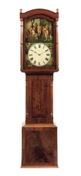 Black Forest longcase organ clock