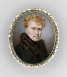 Brooch with Portrait of a Man