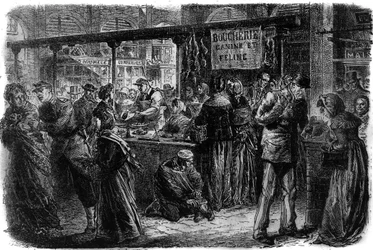 Butchery canine and feline in Paris in 1870
