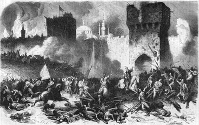 Capture of Constantinople by Mohamet II on 29 May 1453