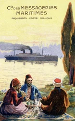 Cardboard of the French shipping company worldwide