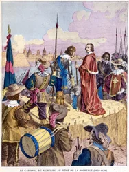 Cardinal Richelieu at the Siege of La Rochelle (1627 - 1628)