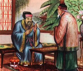 Chinese Philosopher Confucius, Consulted for His Knowledge of Ancient Civilizations