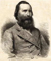 Confederate General James Longstreet (1821 - 1904)
