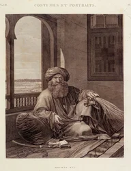 Costumes and portraits: Mourad Bey (1750-1801) Mamluk chief in 