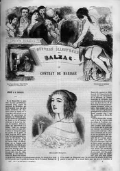 Cover for the novel The marriage contract