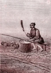 Cutting the Little Pieces of the Bamboos, Paper Manufacturing in China (3rd Century BC)