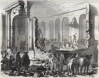 Demolition of the temple of Charenton in November 1685 after the Revocation of the Edict of Nantes, October 18