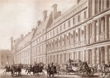 Departure of Napoleon from the Louvre for his coronation