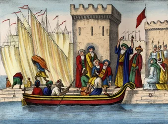 Departure of the Moors of Algiers following French colonization
