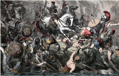 Destruction of the Athenian Army in Sicily - War of the Peloponnese (431-404 BC), expedition of Sicily (415-413 BC): Destruction of the Athenian army - 1882