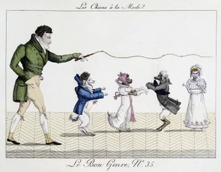 Dog tamer - in The Good Genre, early 19th century