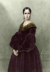 Elisabeth Rachel Félix, known as Mademoiselle Rachel, French tragedian