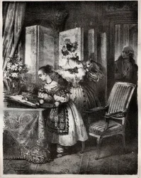 Engraving for the novel 