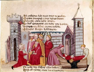Entry to Spain (miniature)
