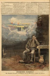 Eugene Turpin chemist, inventor in 1884 of melinite (an explosive), in his cell, accused (wrongly) of having sold his invention to the enemy. He inspires Jules Verne for the character of Thomas Roch in the novel 