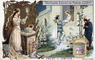 Faust by Goethe - Liebig advertising sticker
