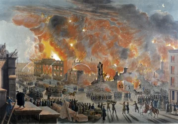 Fire and Fire Department in New York, Dec 16 and 17